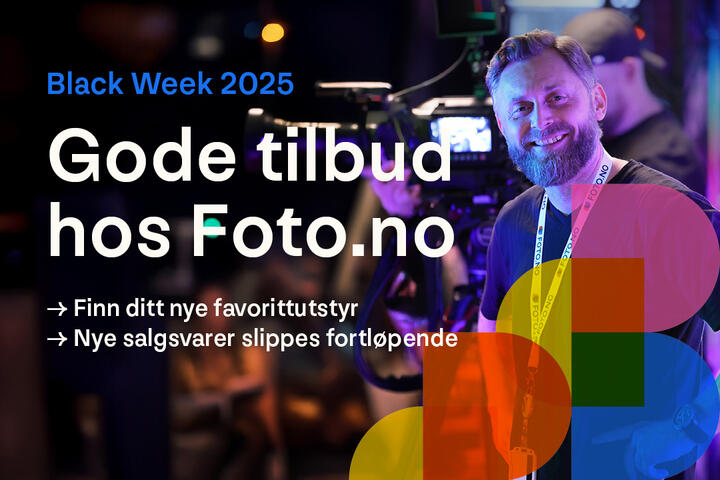 Black Week 2025 - gode tilbud på kamera og utstyr